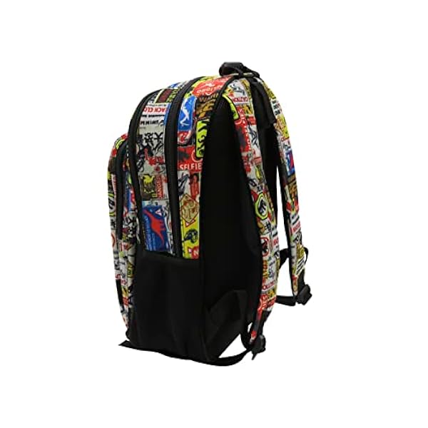 Jurassic World rugzak, 43 cm, aanpasbaar aan trolley, schooltas, rugzak, meerkleurig, uniseks, Jurassic Park, officieel product (CyP Brands)